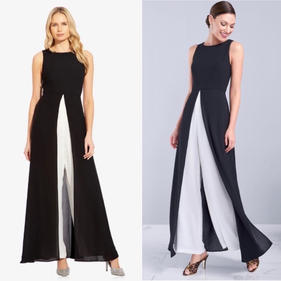 Adrianna Papell JUMPSUIT
SKIRT OVERLAY Gown Dress size 4 or 6 or 8 or 10 or 12 - Picture 5 of 16